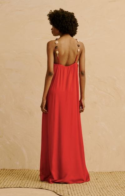 Caio Dress Red