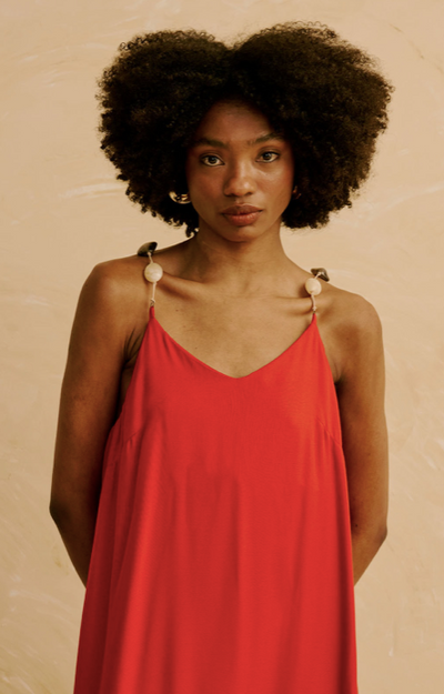 Caio Dress Red