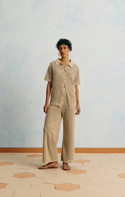 Claudia Pant Lt Beige