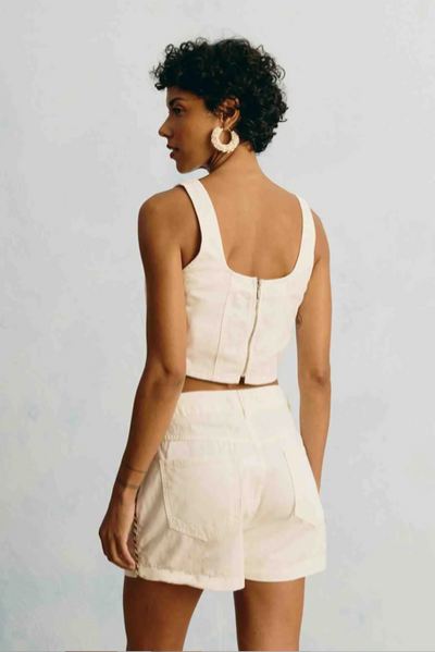 Grey Top Off White