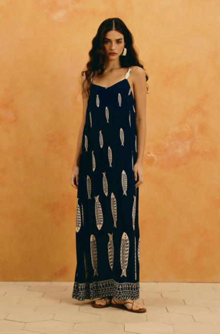Ilena Dress Dark Blue