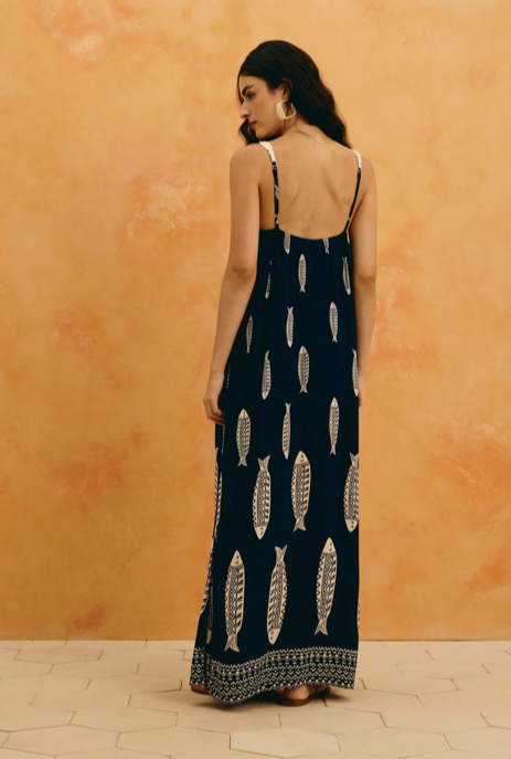 Ilena Dress Dark Blue