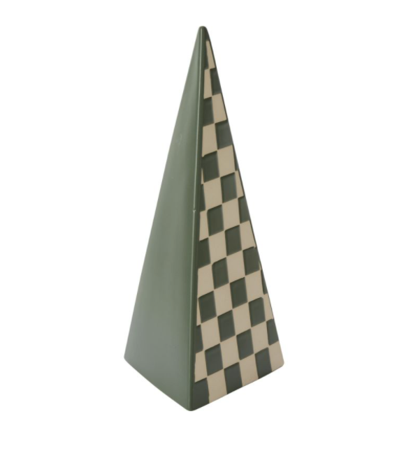 Checker Tree Figurine