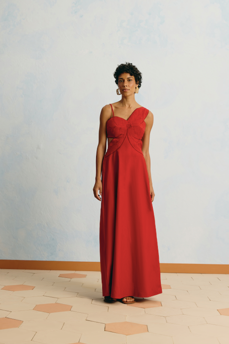 Mari Dress Red