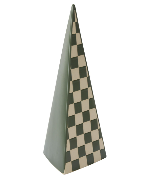 Checker Tree Figurine