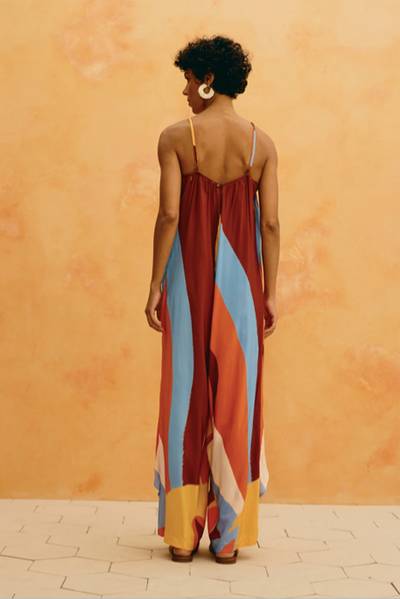 Fabiola Jumpsuit Brown Multi