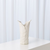 Crocodile Vase Matte White M