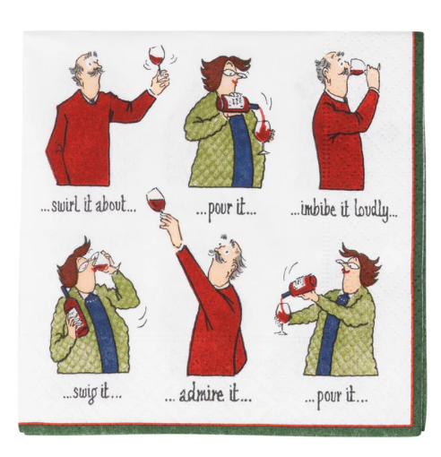 Wine Tasting Cocktail Napkins