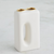Oh Yes Vase Matte White Gold Rim