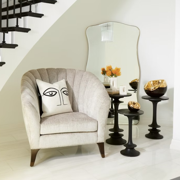 Oh Yes Vase Matte White Gold Rim