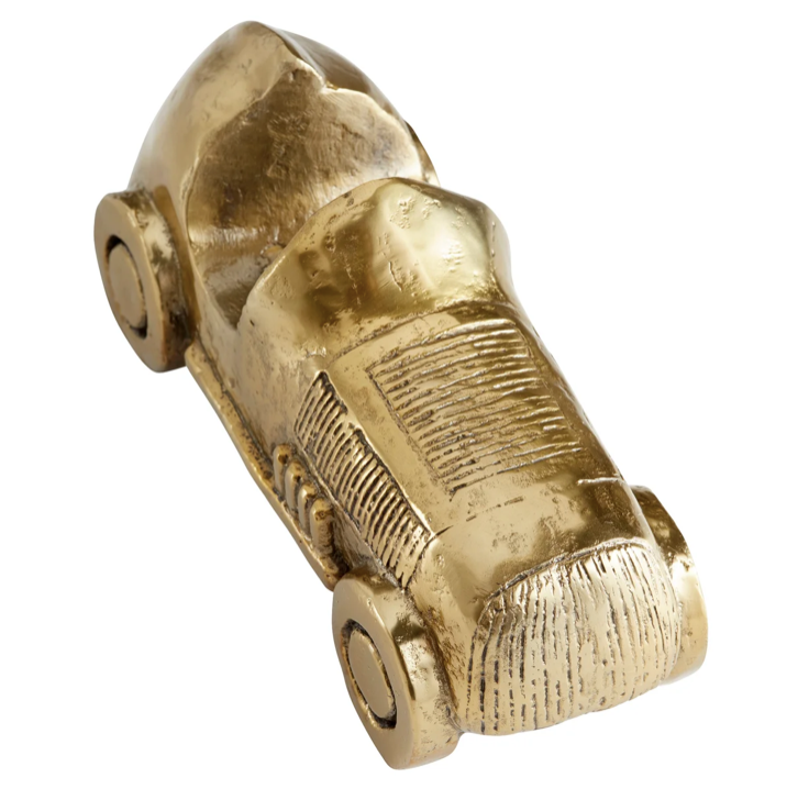 Automobile Token Aged Brass