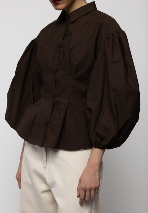 Volume Shirt Brown