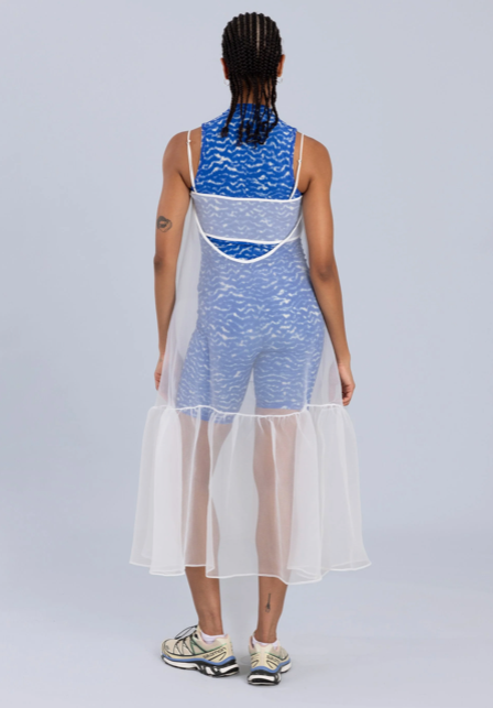 Organza Dress Off White