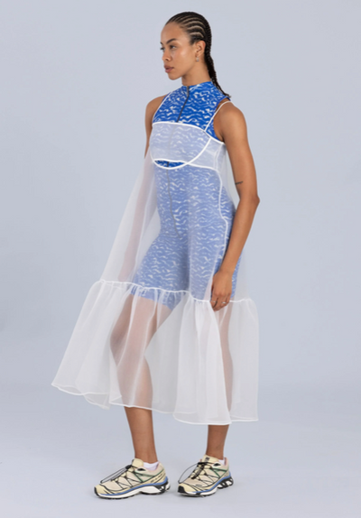 Organza Dress Off White