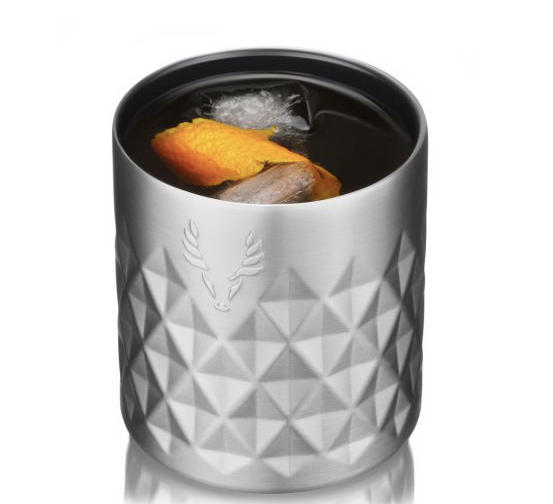 Paragon Stainless Steel Rocks Tumbler in Platinum Viski