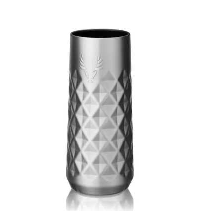 Paragon Stainless Steel Champagne Flute in Platinum Viski