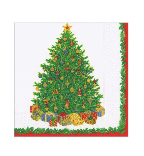 Christmas Tree Cocktail Napkins