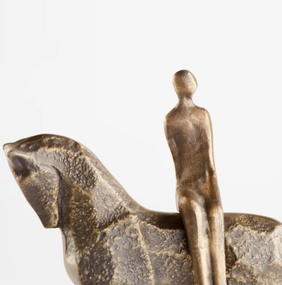 Godiva Sculpture White Black