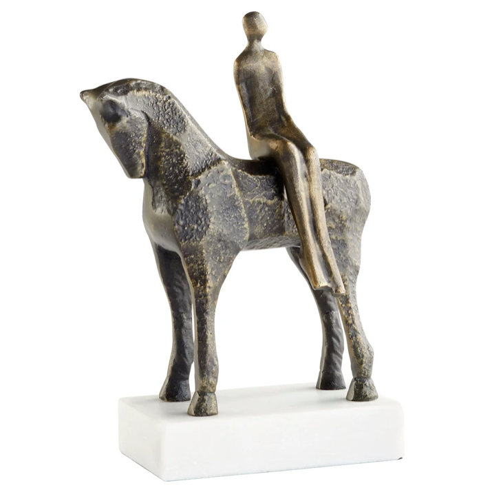Godiva Sculpture White Black
