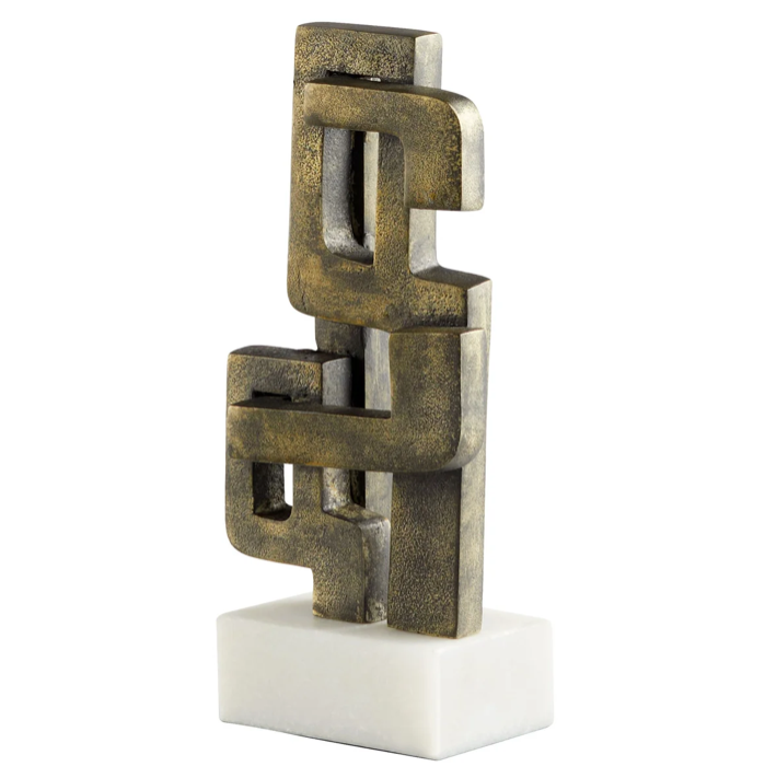 Segovia Sculpture White Black