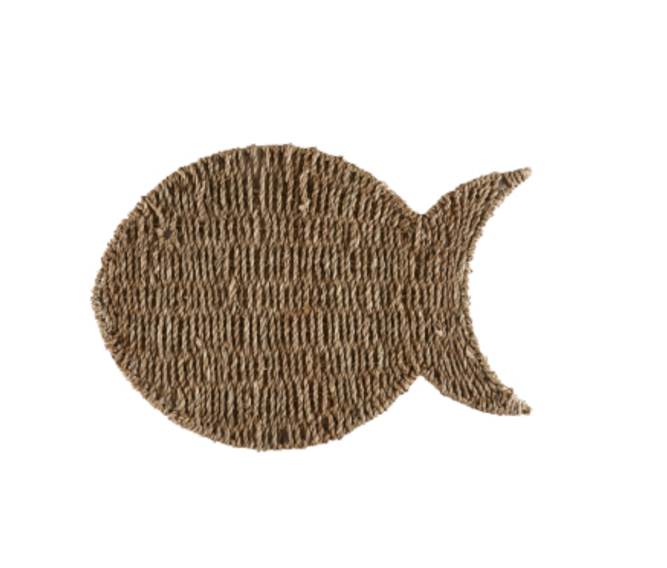 Seagrass Fish Shape Charger