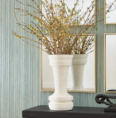 Taras Vase White Large