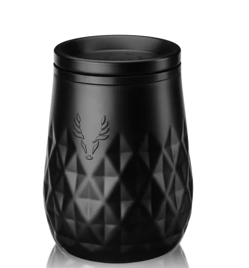 Paragon Stainless Steel Wine Tumbler in Obsidian Viski