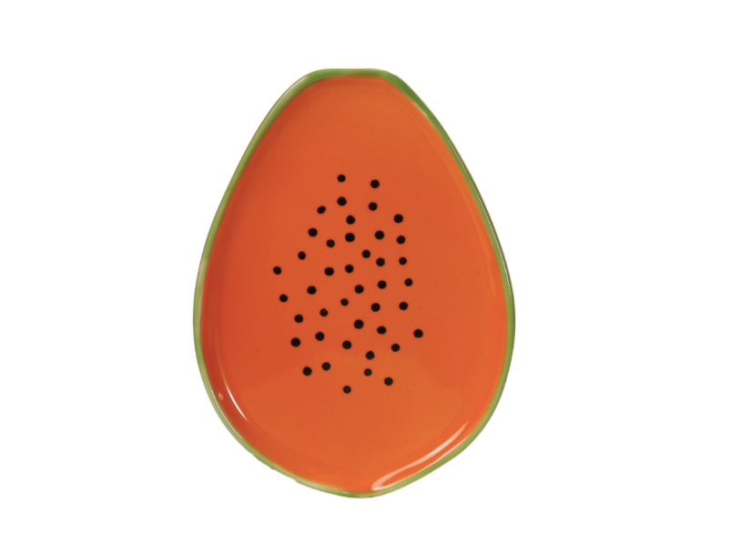 Tutti Frutti Papaya Plate