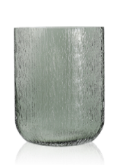 Glass Zephyr Vase Smoke L