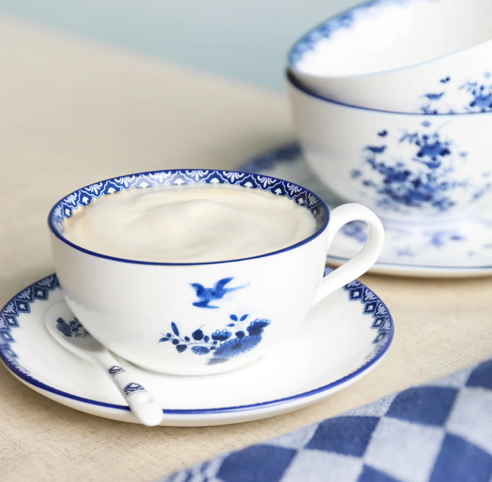 Cup and Saucer Delftware Large set of 2