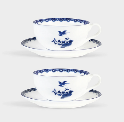 Cup and Saucer Delftware Large set of 2