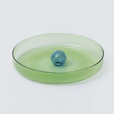 Bubble Dish Green Blue M