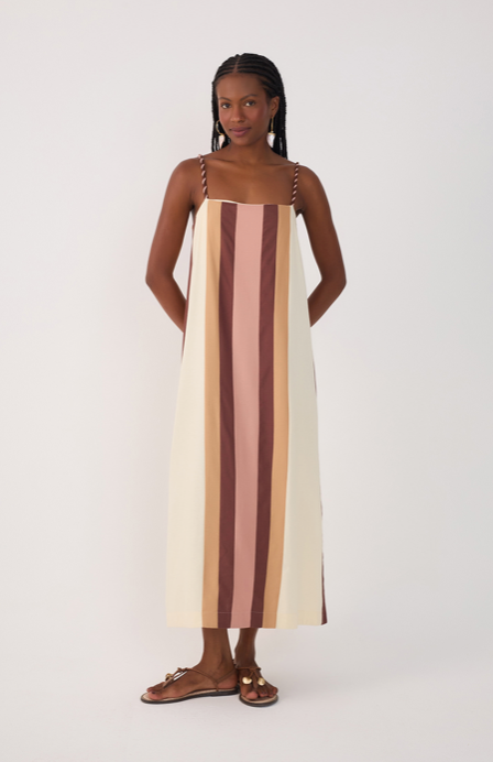 Camila Dress Stripe Multi