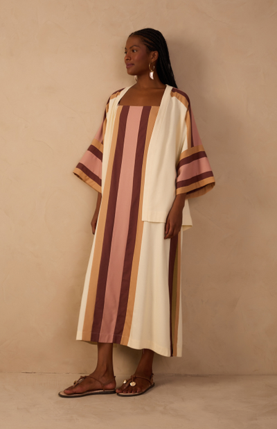 Camila Dress Stripe Multi