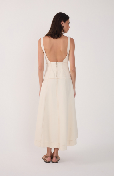 Beatriz Maxi Dress Off White