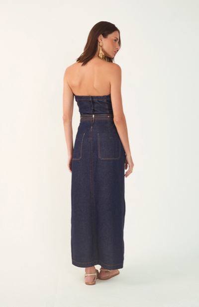 Paula Maxi Dress Denim
