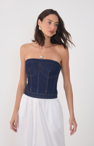 Paula Maxi Dress Denim