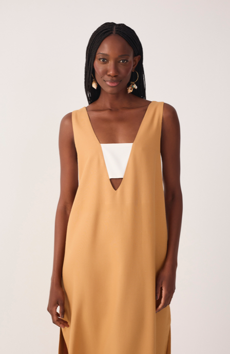 Marilyn Dress Beige
