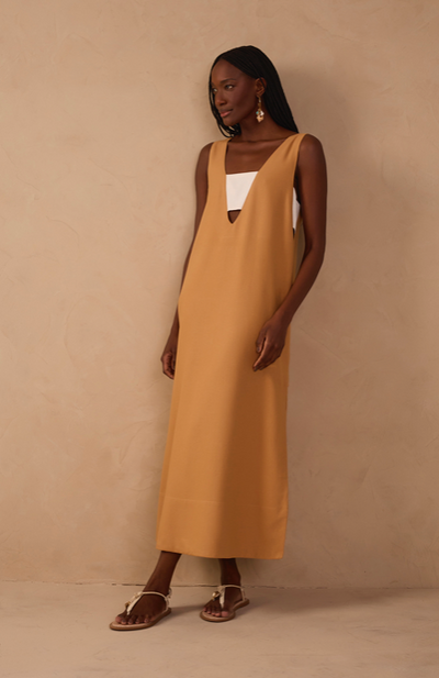 Marilyn Dress Beige