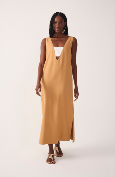 Marilyn Dress Beige