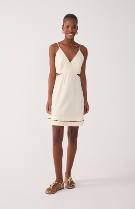 Abigail Mini Dress Beige