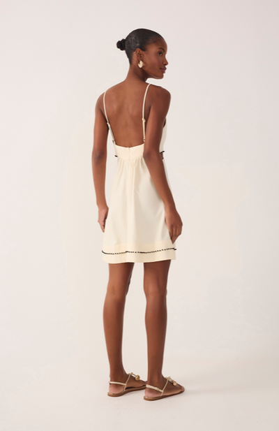 Abigail Mini Dress Beige