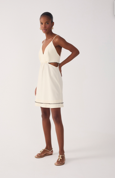 Abigail Mini Dress Beige