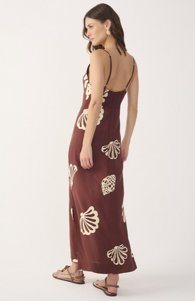 Jaideth Maxi Dress Brown