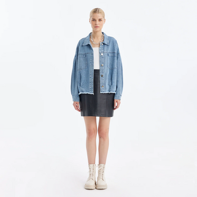 Denim Jacket With Rubbers