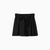 Crop Shorts Linen Set Black