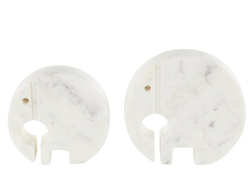 White Marble Elephant Circular