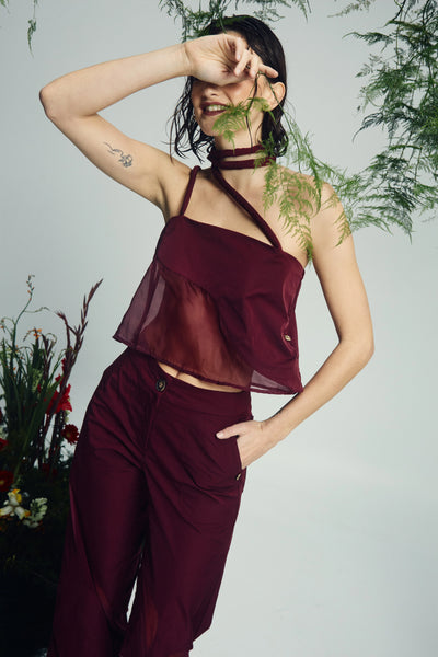 Yacare Top Burgundy