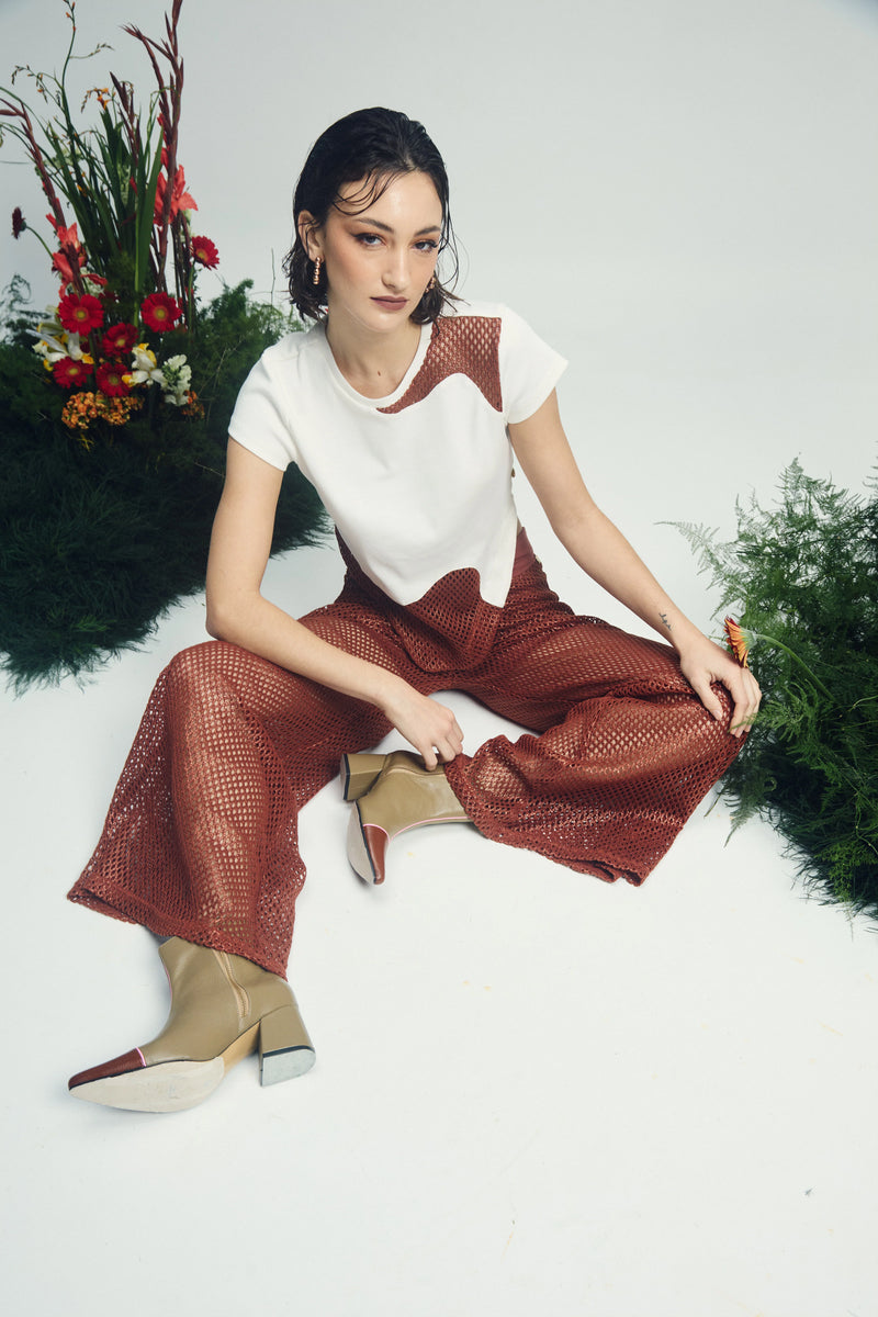 Antlaria Pant Terra Bronce