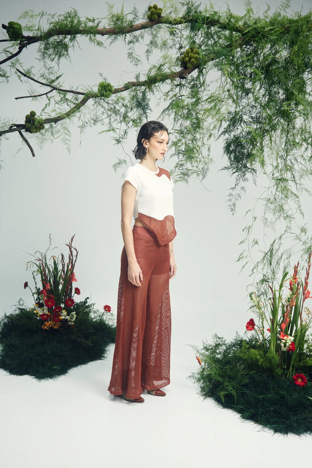 Antlaria Pant Terra Bronce